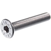 SECCARO Tornillo avellanado M5 x 30 mm- acero inoxidable V2A VA A2- DIN 7991 - ISO 10642- hexágono interior- 20 piezas